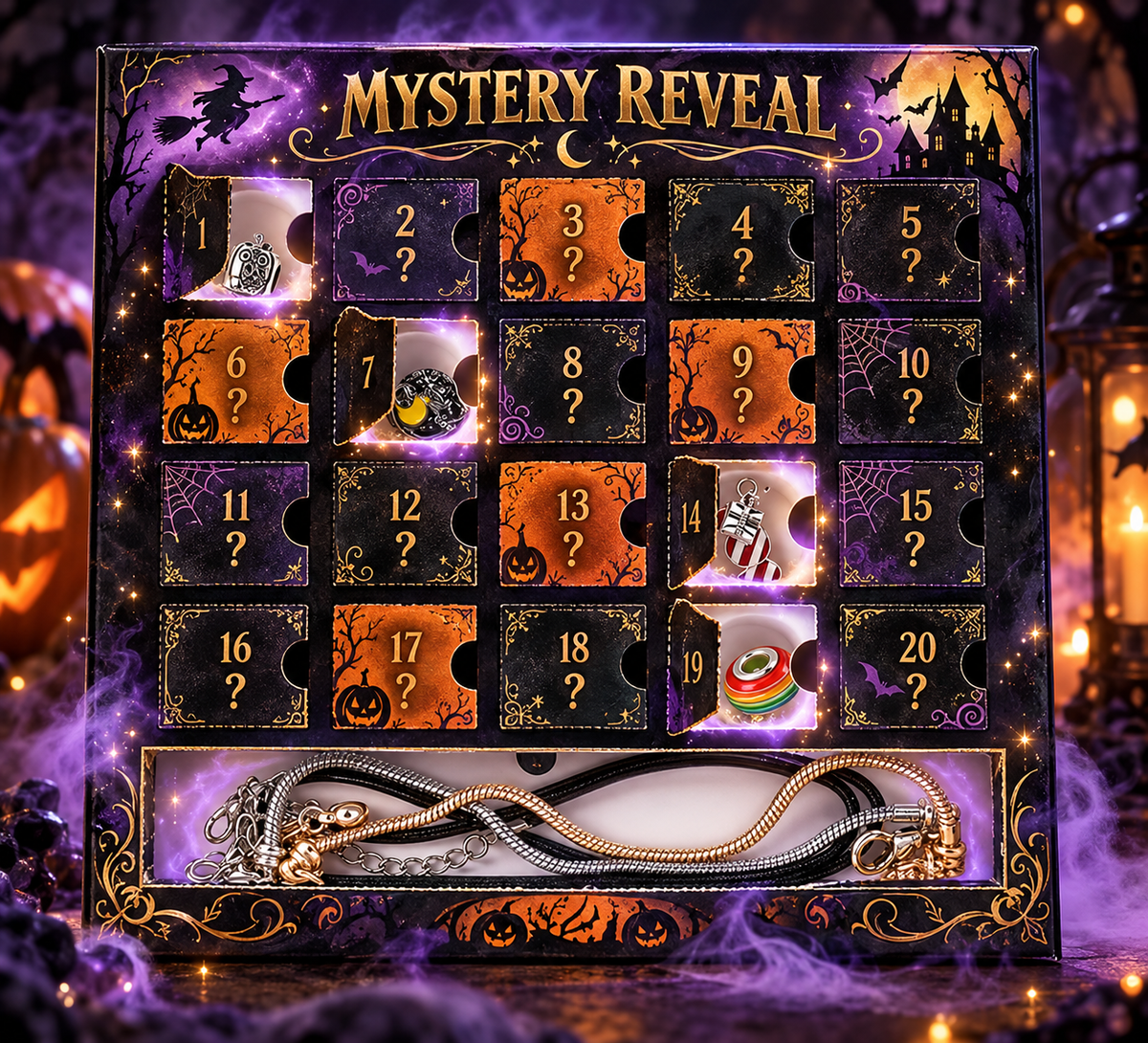 24-Day Spooky Halloween Jewelry Advent Calendar