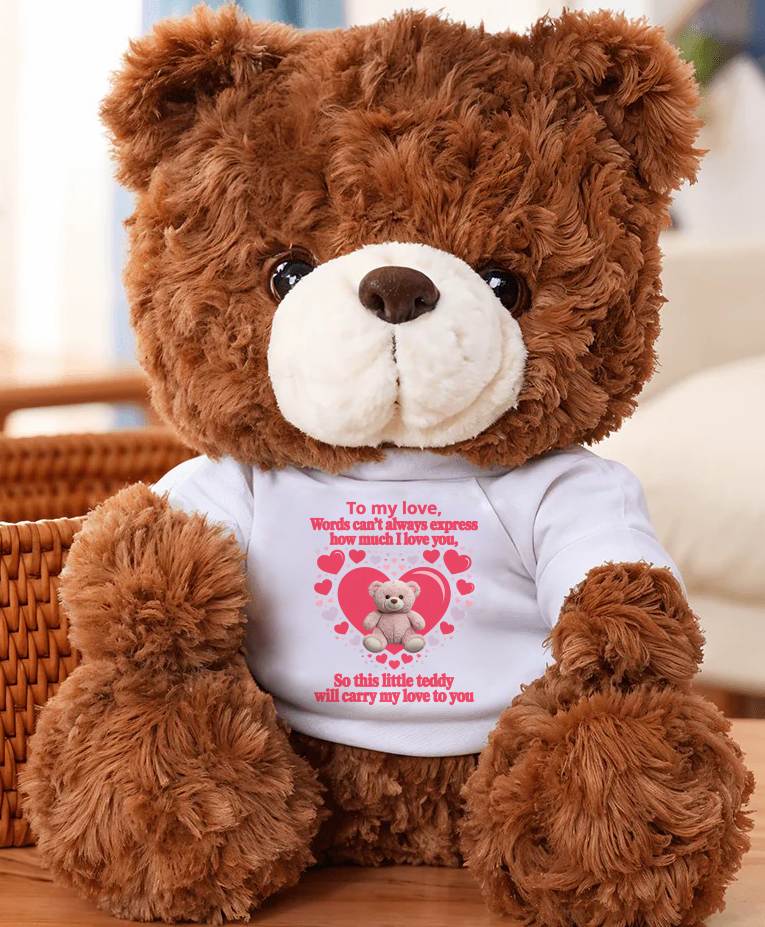 TO MY LOVE - TEDDY BEAR, PERFECT GIFT FOR YOUR SOULMATE - NGHL00
