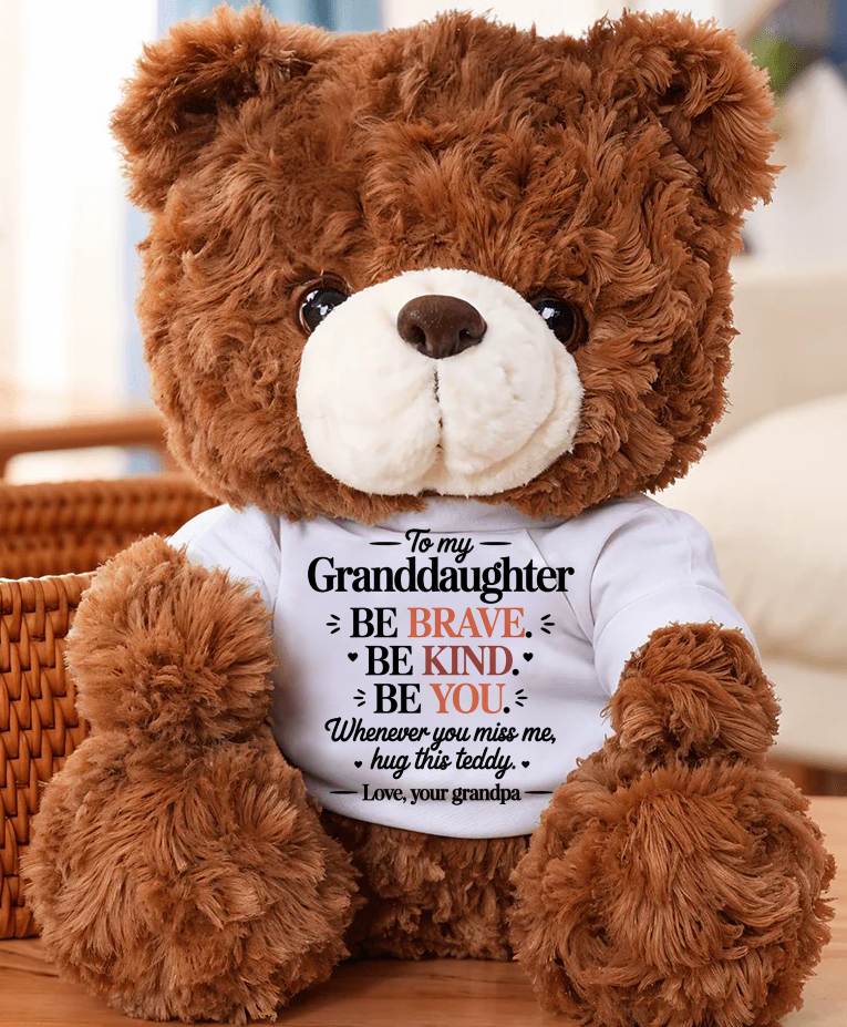 TO MY GRANDDAUGHTER - TEDDY BEAR, A BIG HUG FROM GRANDPA - NGHL00
