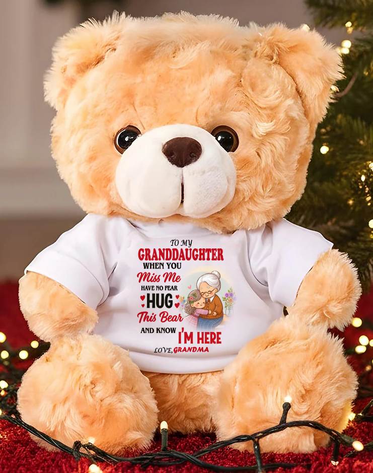 TO MY GRANDDAUGHTER - TEDDY BEAR, A BIG HUG FROM GRANDMA - NGHL00