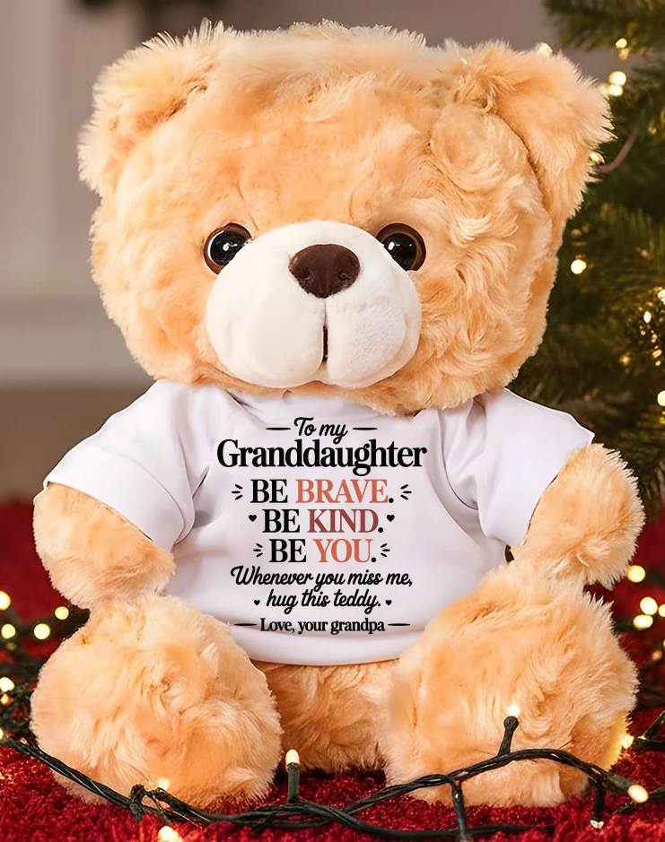 TO MY GRANDDAUGHTER - TEDDY BEAR, A BIG HUG FROM GRANDPA - NGHL00