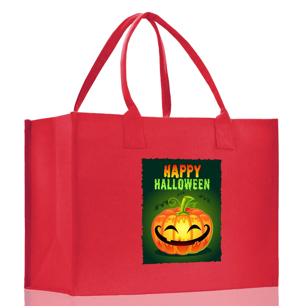 Halloween Trick or Treat Tote Bag Halloween Tote Bag for Kids Halloween Gift Halloween Candy Bag Halloween Doodles Cute Canvas Tote Bag